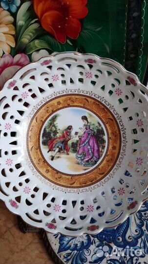 Фруктовница фарфоровая