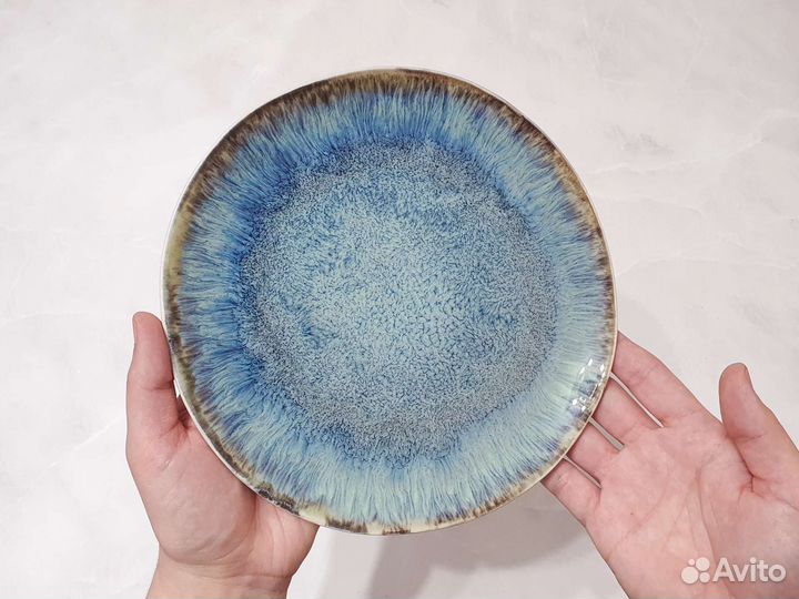 Набор посуды реактивная глазурь