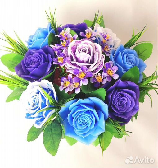 Букет цветов из мыла