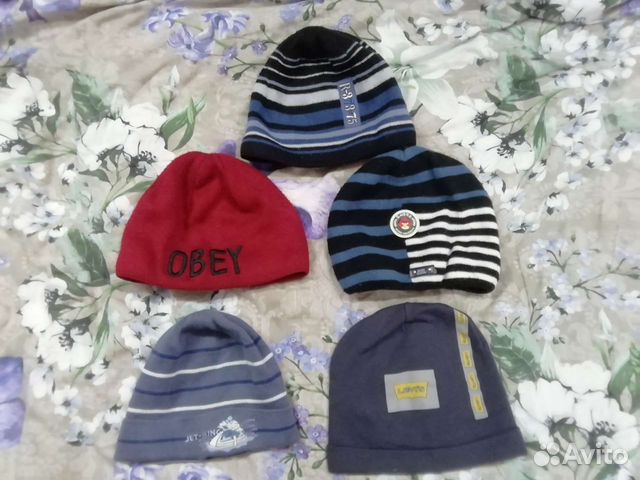 Шапки на мальчика все вместе
