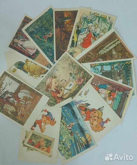 Открытки СССР Сказки, детские
