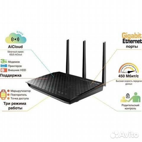 Роутер WiFi asus RT-N66U
