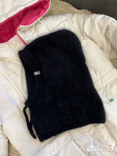 Вязаный капор ручной работы