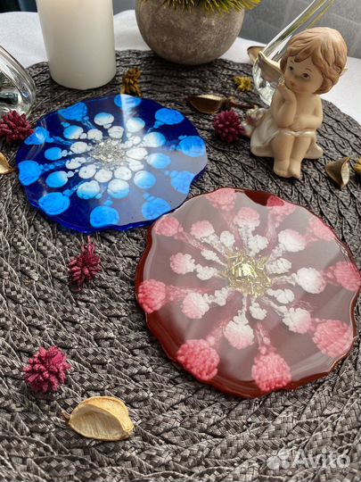 Подстаканники подарок из эпоксидной смолы