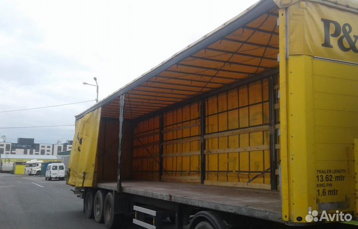 Грузоперевозки 92 м3 20 т еврофура