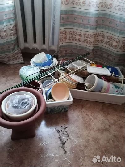 Цветочные горшки бу