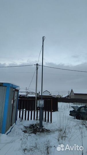 Подключение электричества. Опоры. Выполнение ту