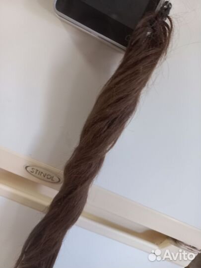 Волосы натуральные на трессе