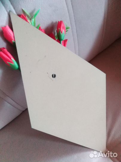 Кашпо на зеркальном полотне