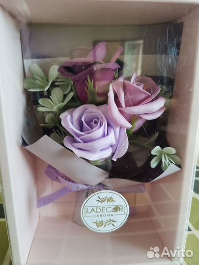 Букет из мыльных лепестков