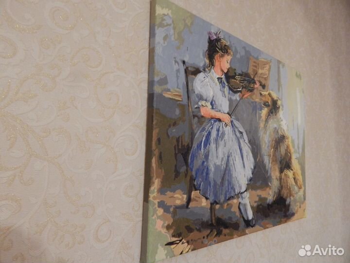 Готовая картина по номерам