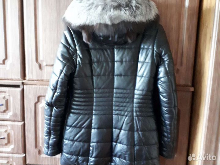 Дубленка женская, кожа, короткая