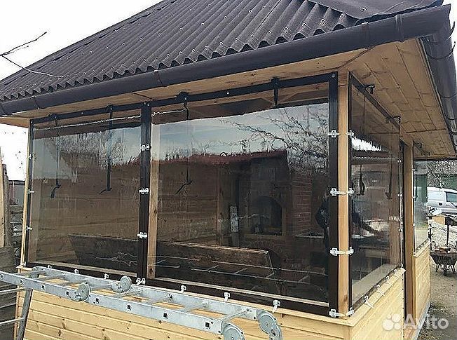 Шторы пвх для беседки