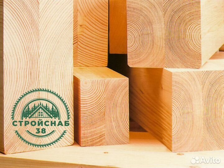 Брус клееный лиственница