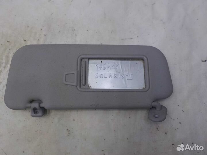 Козырек hyundai solaris 2
