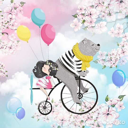 Детские фотообои 