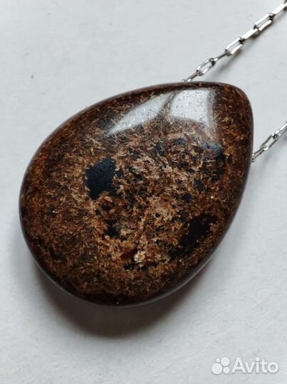 Кулон Бронзит на цепочке