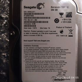 HDD Seagate Barracuda 7200.12 250gb