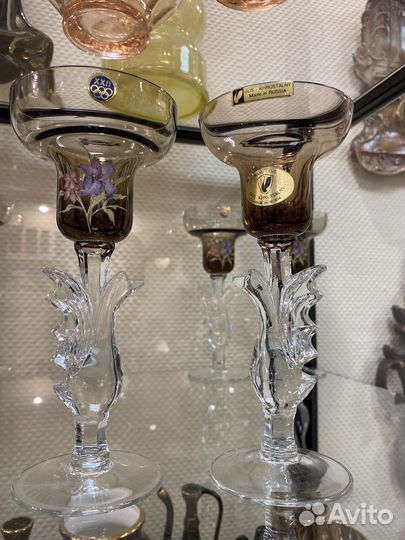 Хрустальные подсвечники и не только винтаж