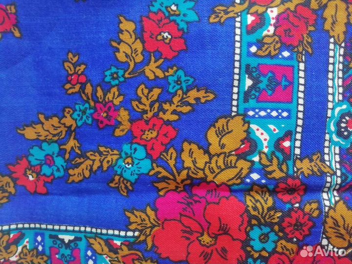 Павловопосадский платок шерсть СССР