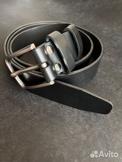Мужской ремень из итальянской кожи