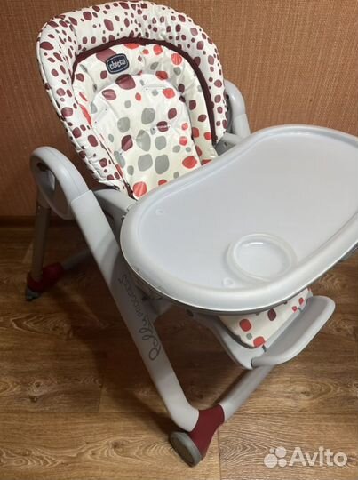 Стульчик для кормления chicco polly