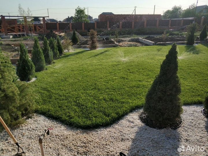 Спринклерный полив, монтаж автополива, автополив