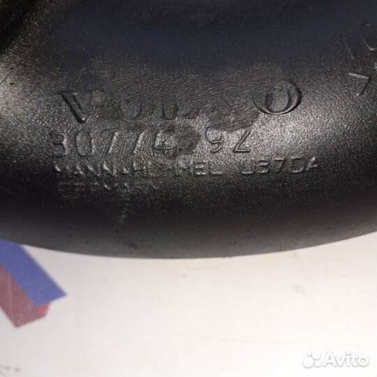 Патрубок интрекуллера volvo S80