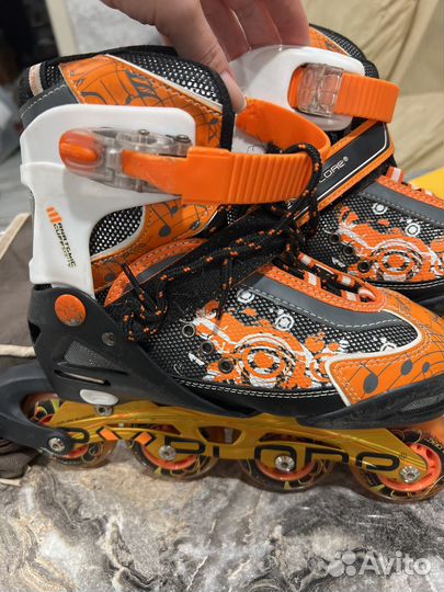 Роликовые коньки р.34-37