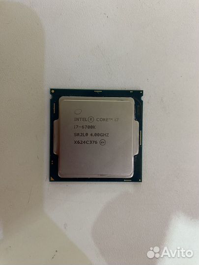 Процессор intel core i7 6700k