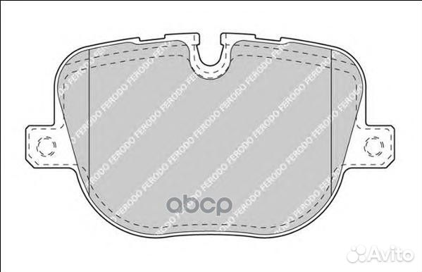 Колодки тормозные, задние FDB4106 Ferodo