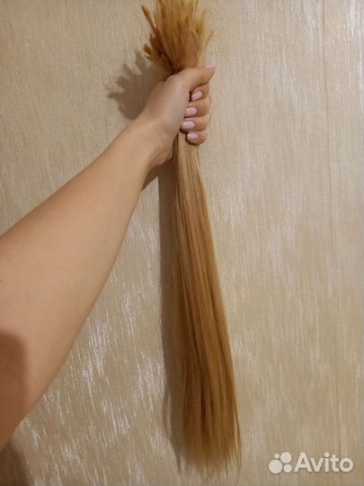 Волосы для наращивания блонд бу
