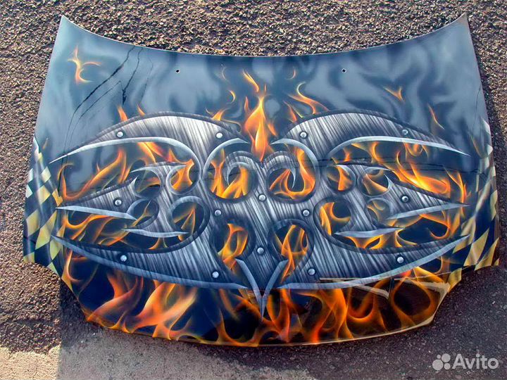 Граффити. Роспись стен. Аэрография на авто 3D