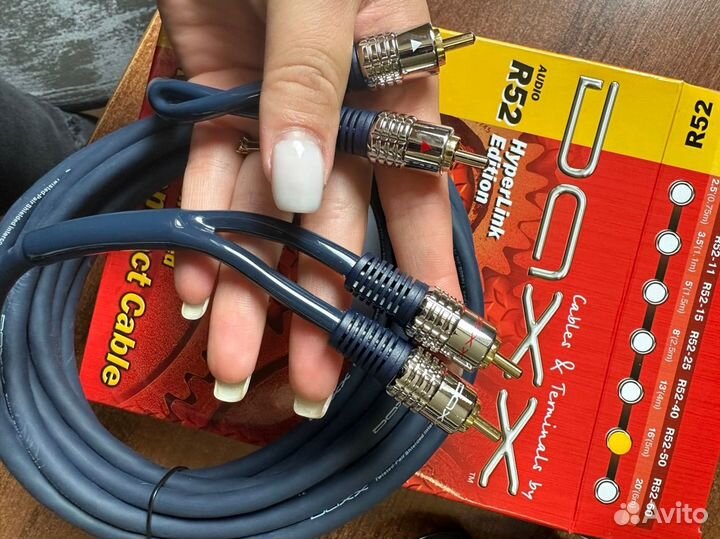 Кабель межблочный 2RCA-2RCA Daxx R52