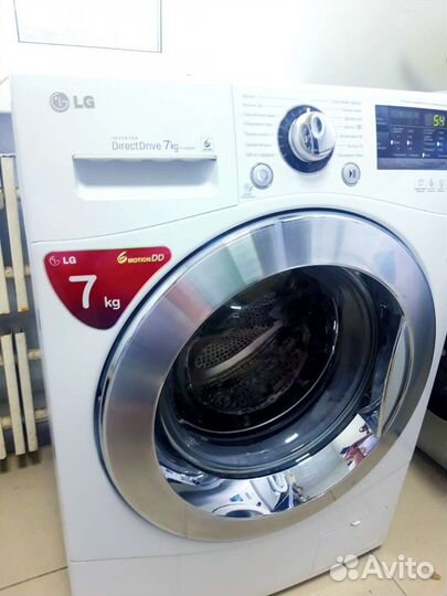 LG прямой привод. 7 кг. Гарантия
