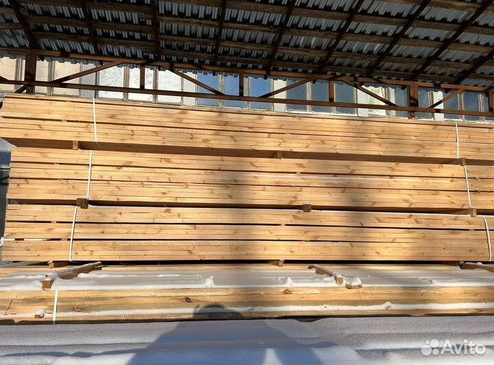 Доска обрезная 50х200х6000мм