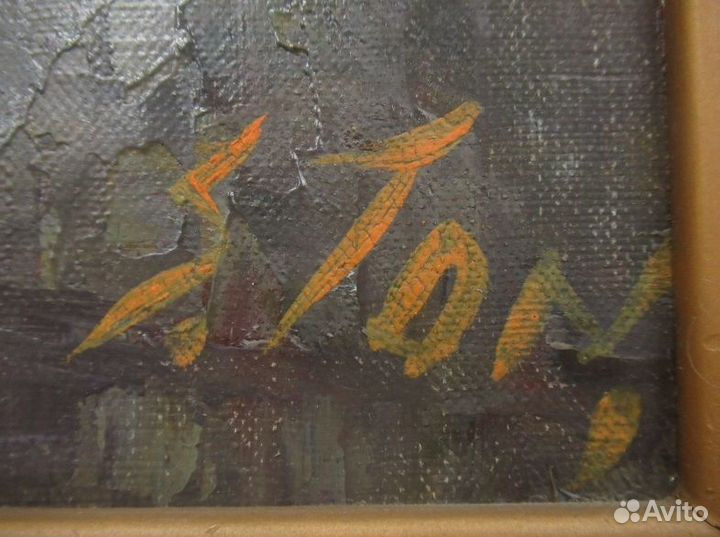 Картина маслом из японской галереи