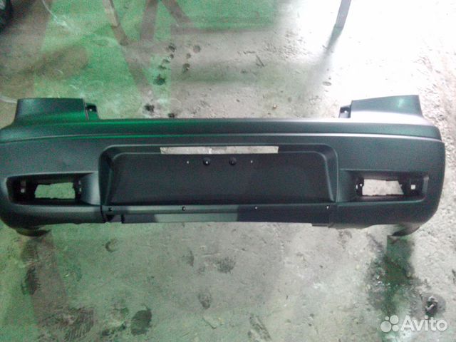 Бампер задний на митсубиси аутлендер 01-08 г.в