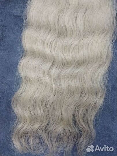 Волосы натуральные срез
