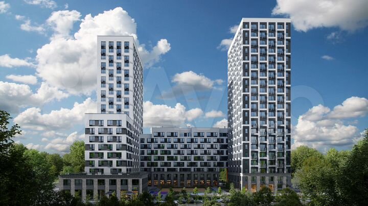 2-к. квартира, 57,7 м², 7/21 эт.