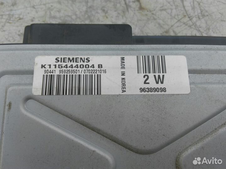 Блок управления двигателем Daewoo Matiz