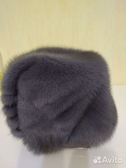 Шапка норковая,новая