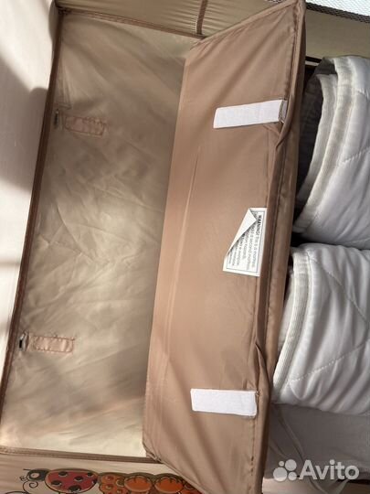 Кроватка манеж, горшок baby ton, топпер, матрас