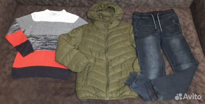 Вещи пакетом на мальчика, рост 134-140