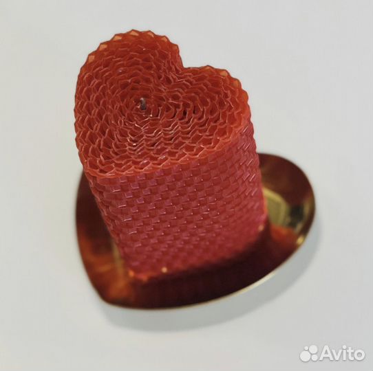 Набор свечей сердечек