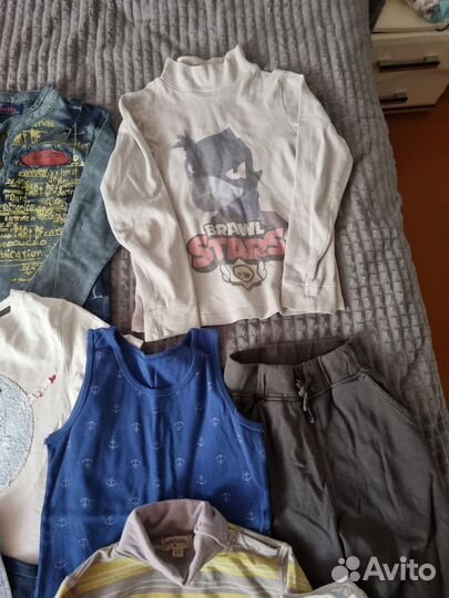 Вещи пакетом на мальчика 122 128 пакетом