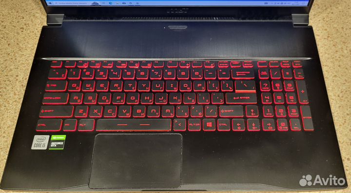 Игровой ноутбук 17'3 мsi GF75 Тhin 10sс-059RU