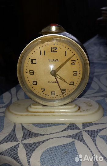 Будильники СССР slava, янтарь, sevani
