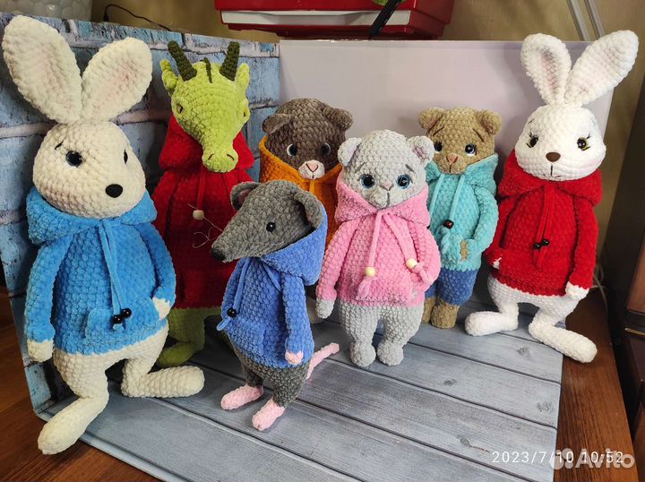 Вязаные игрушки ручной работы