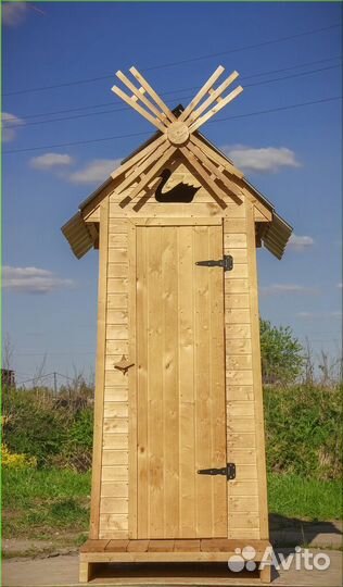 Уличный туалет с установкой